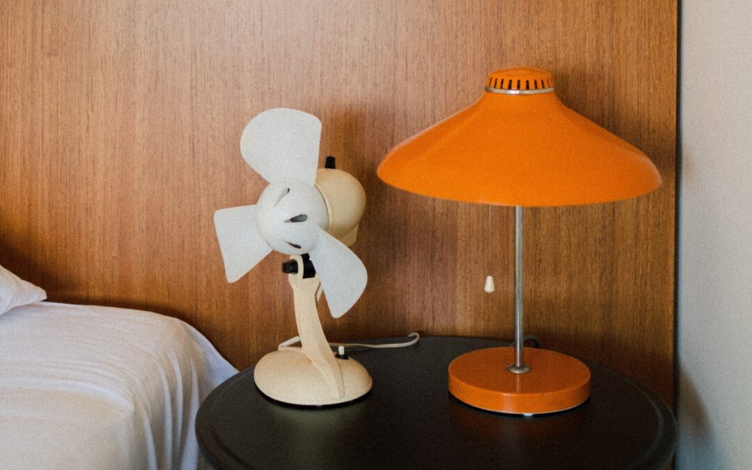 Ventilator bij het bed