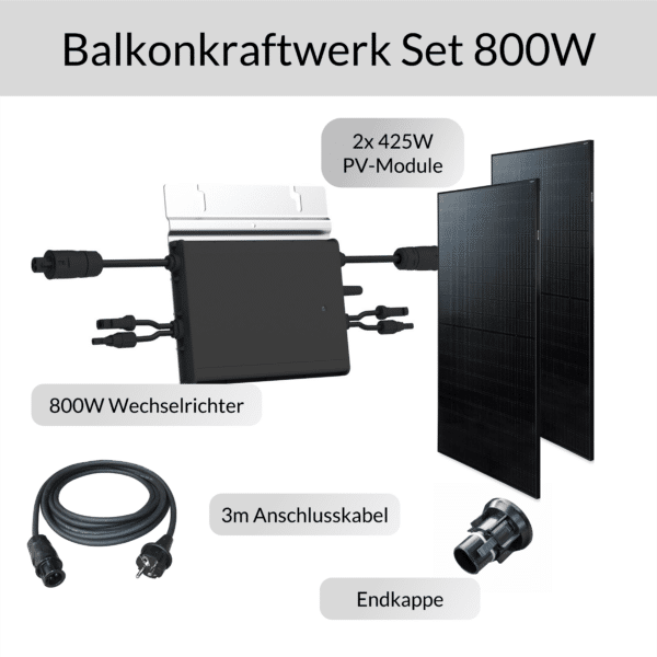 Balkon centrale set 800W