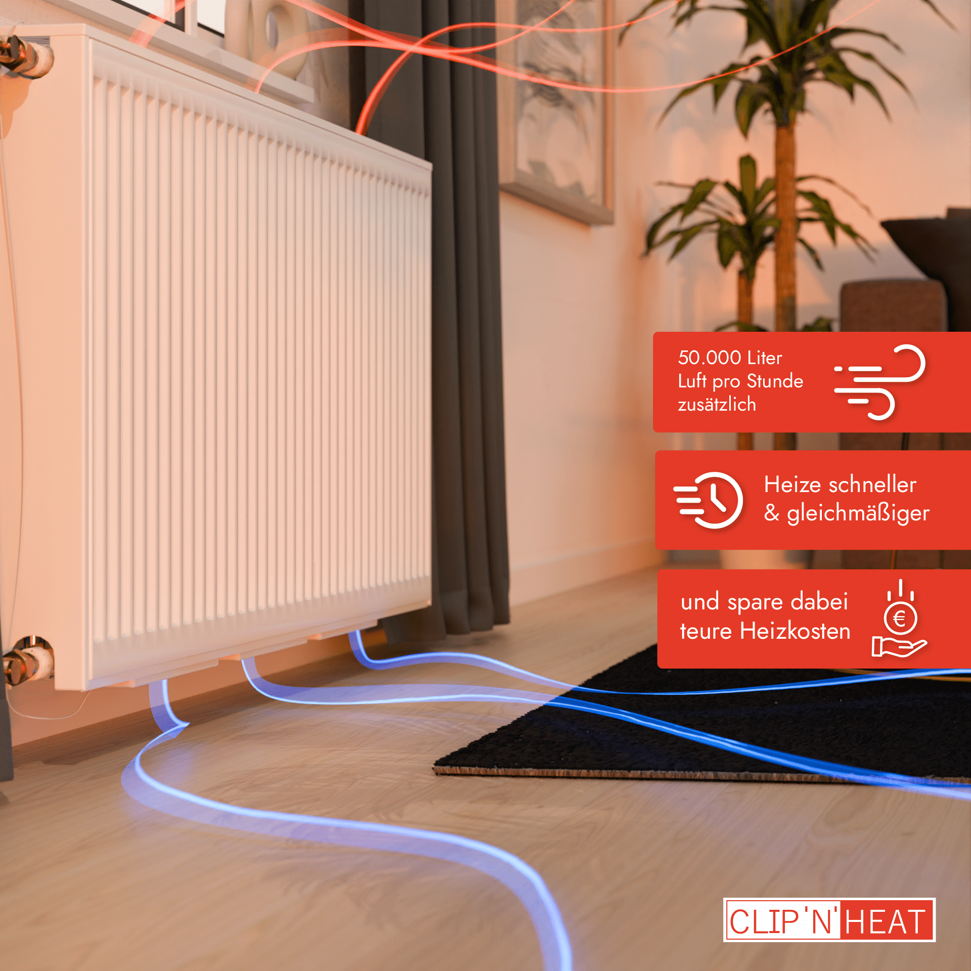 Verwarmingskosten verlagen met radiatorventilatoren