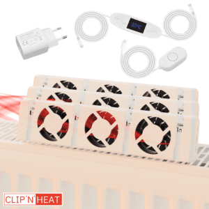 Radiatorventilator Drievoudig met leveringsomvang