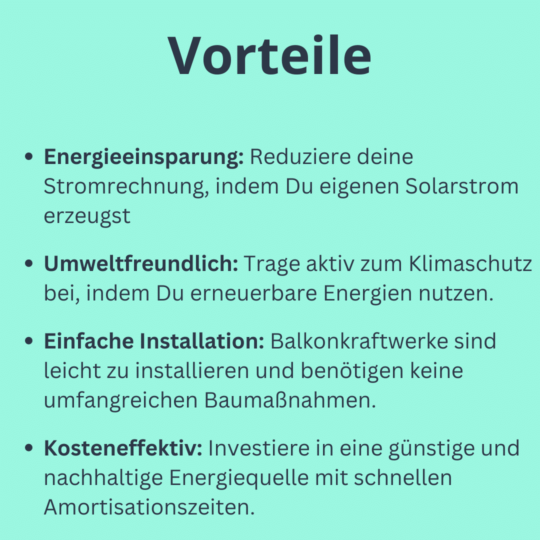 Voordelen van balkoncentrales