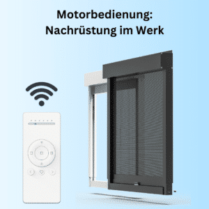 Gemotoriseerde bediening (retrofitting met bestaand rolgordijn)