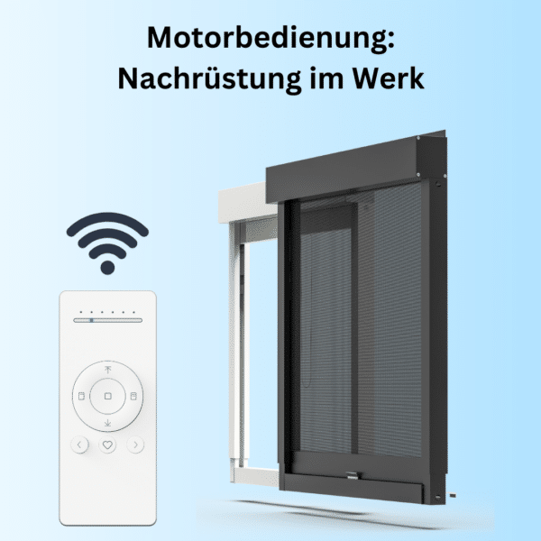 Gemotoriseerde bediening (retrofitting met bestaand rolgordijn)
