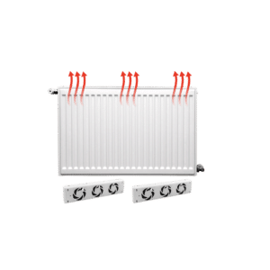 Verwarming met radiatorventilator voor meer efficiëntie