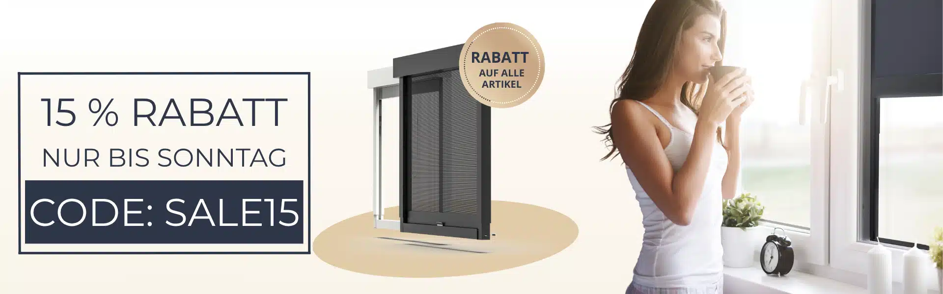 15% Uitverkoop bij CLIP'N'SHADE